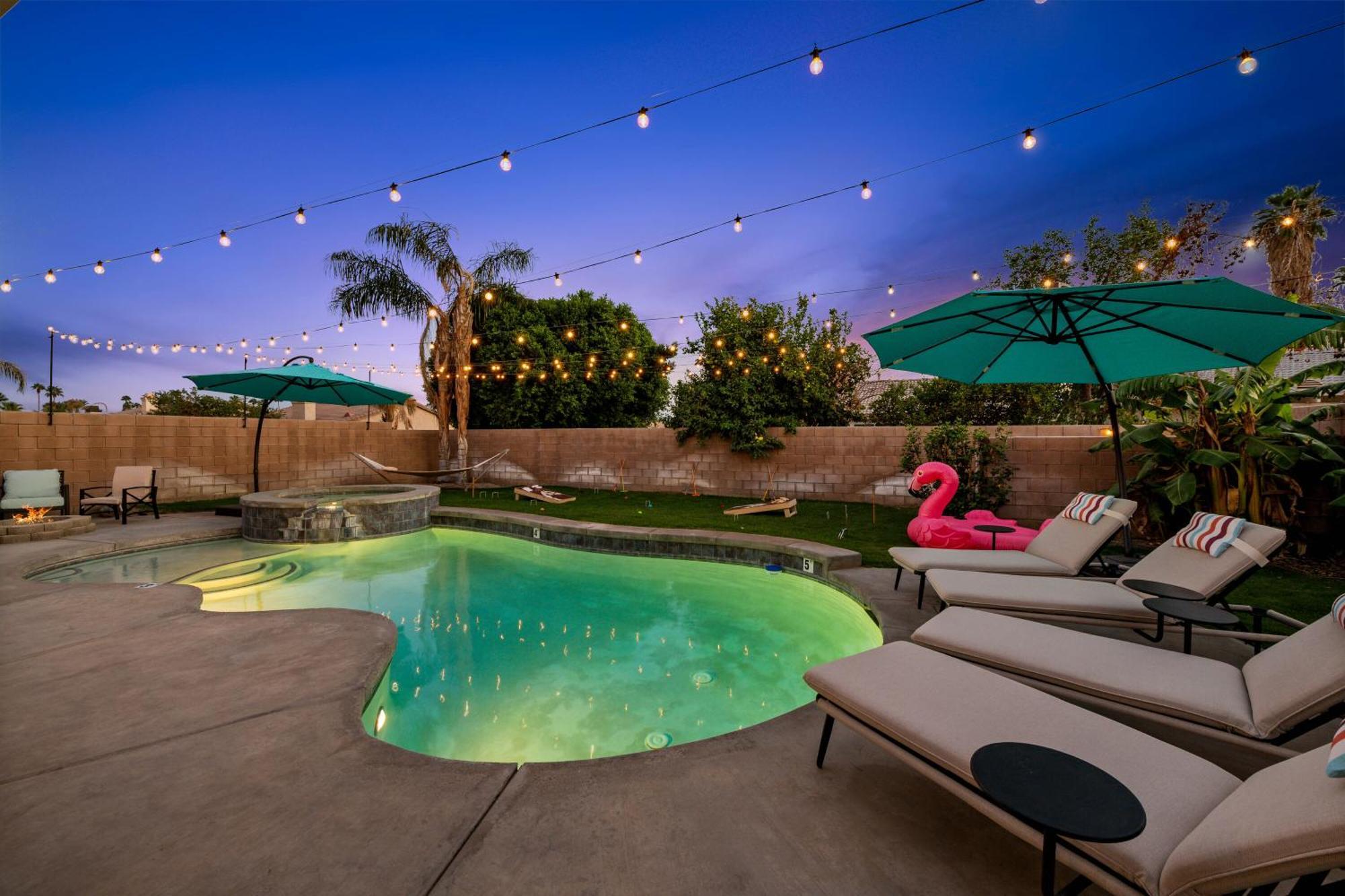 Casa Desert Muse With Heated Pool Spa Firepit Mini Golf And Games Індіо Екстер'єр фото